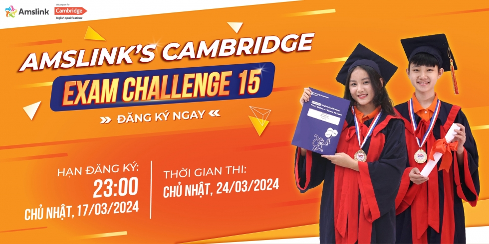 Amlink's Cambridge Exam Challenge 15
